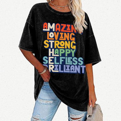 Amazing Mother Vintage Distressed T-shirt