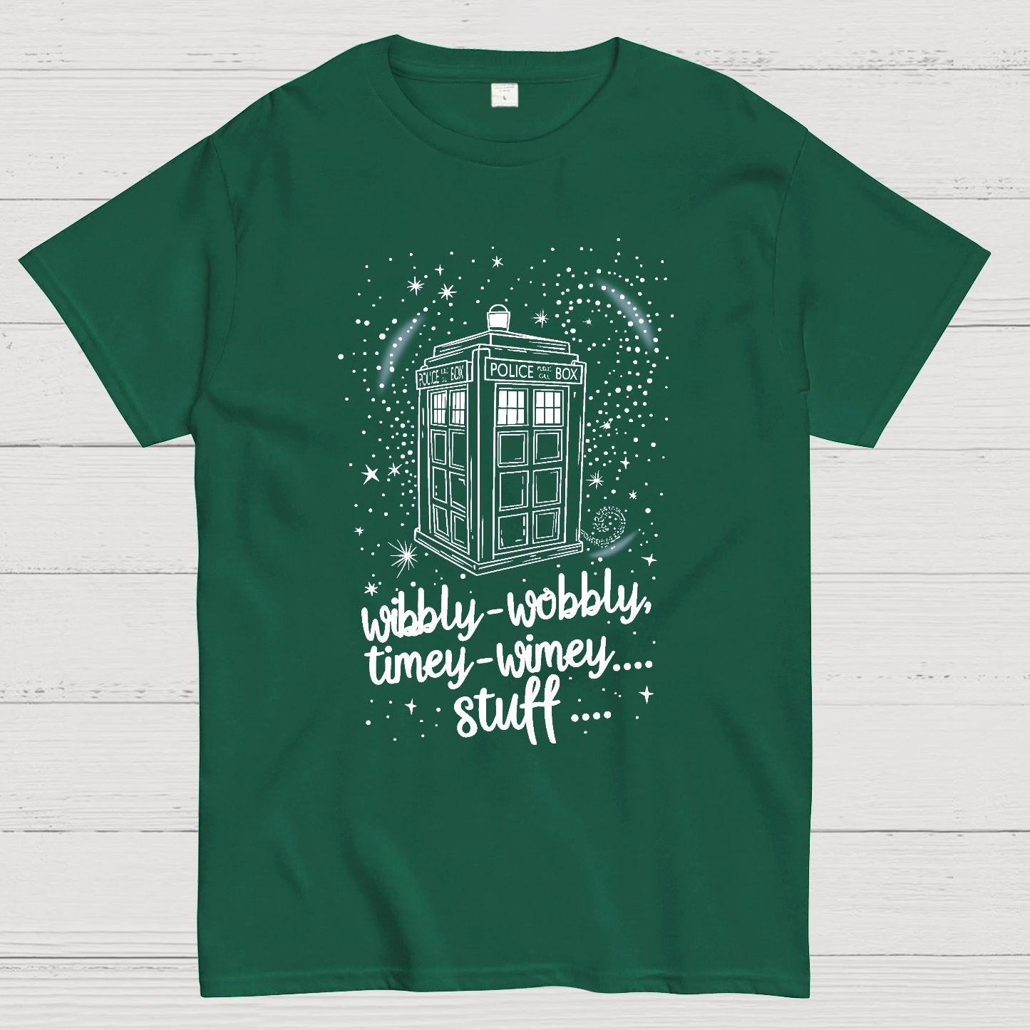 Wibbly wobbly, timey wimey Christmas Geek T-Shirt
