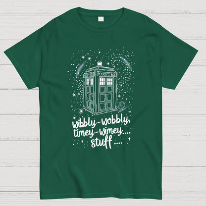 Wibbly wobbly, timey wimey Christmas Geek T-Shirt