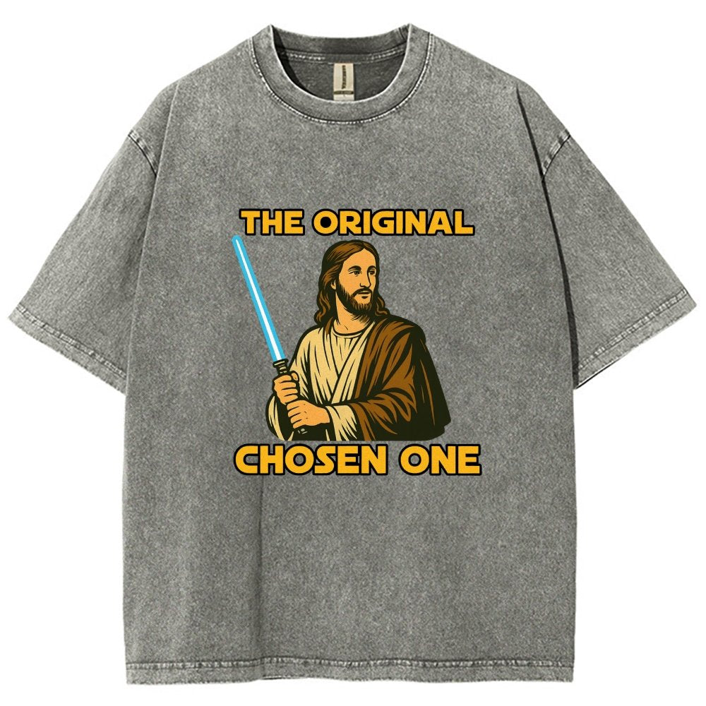 Jesus Christ The Original Chosen One Vintage Distressed T-shirt