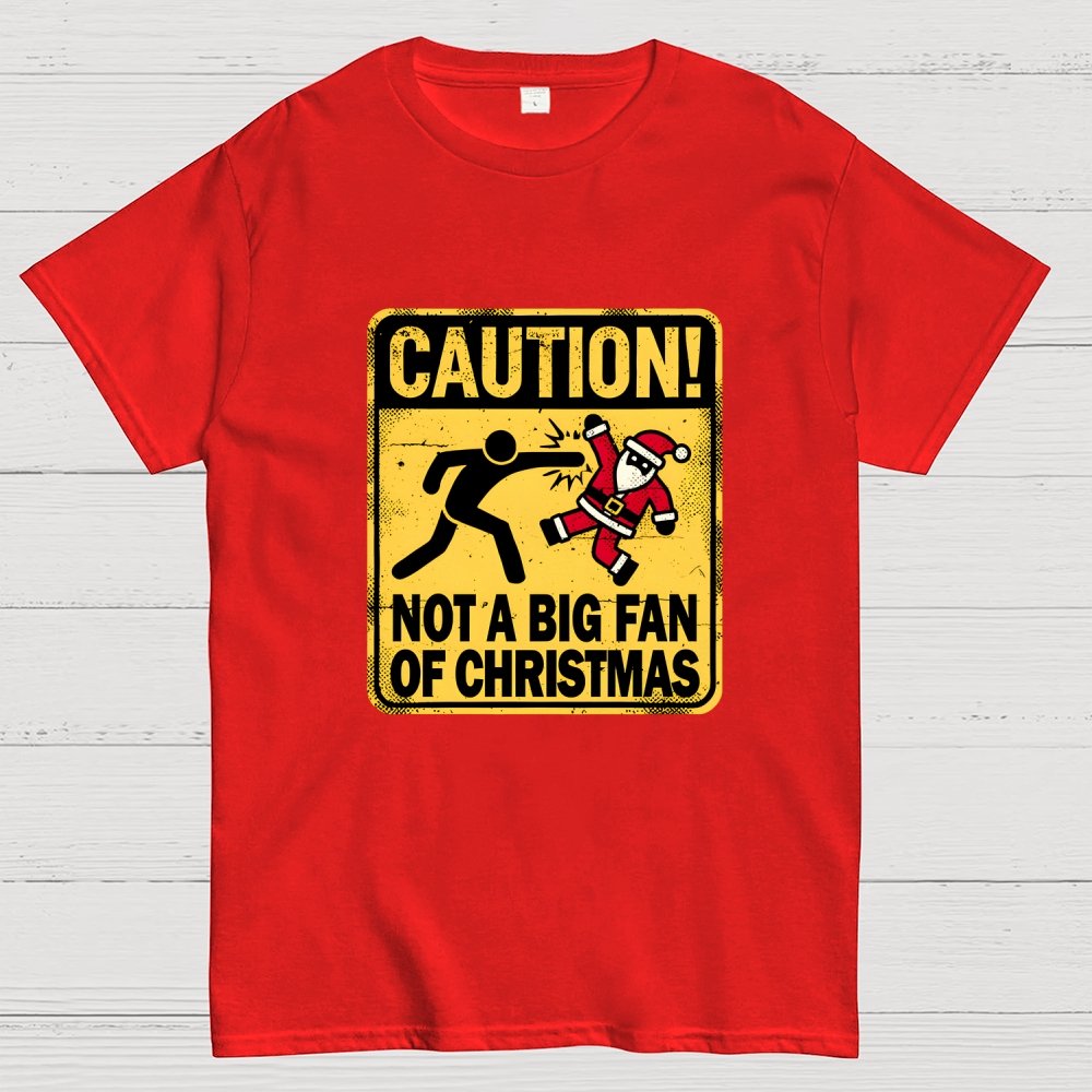 Christmas Caution Geek T-Shirt