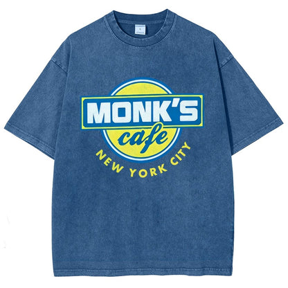 Mystic Cafe Vintage Distressed T-shirt