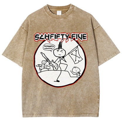 Schfifty Five Vintage Distressed T-shirt