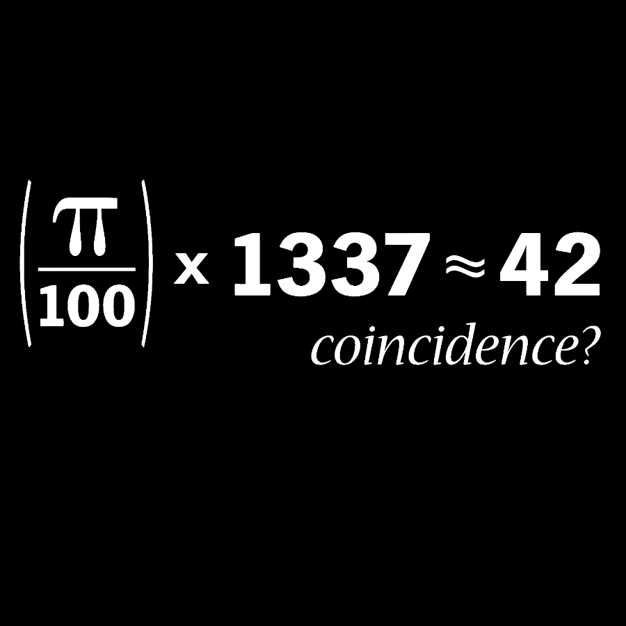 Coincidence Pi 42 Geek T-Shirt