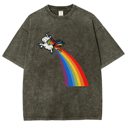 I Fart Rainbows Vintage Distressed T-shirt