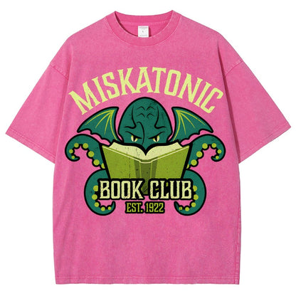 Mystic Book Club Vintage Distressed T-shirt