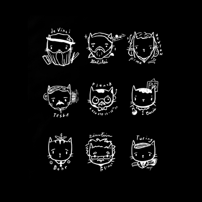 Mad Science Cats Geeky T-Shirt