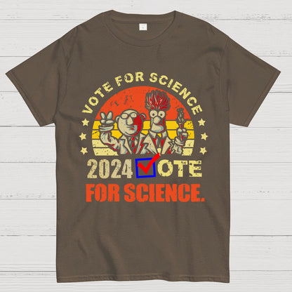 Vote For Science In 2024 Geeky T-Shirt