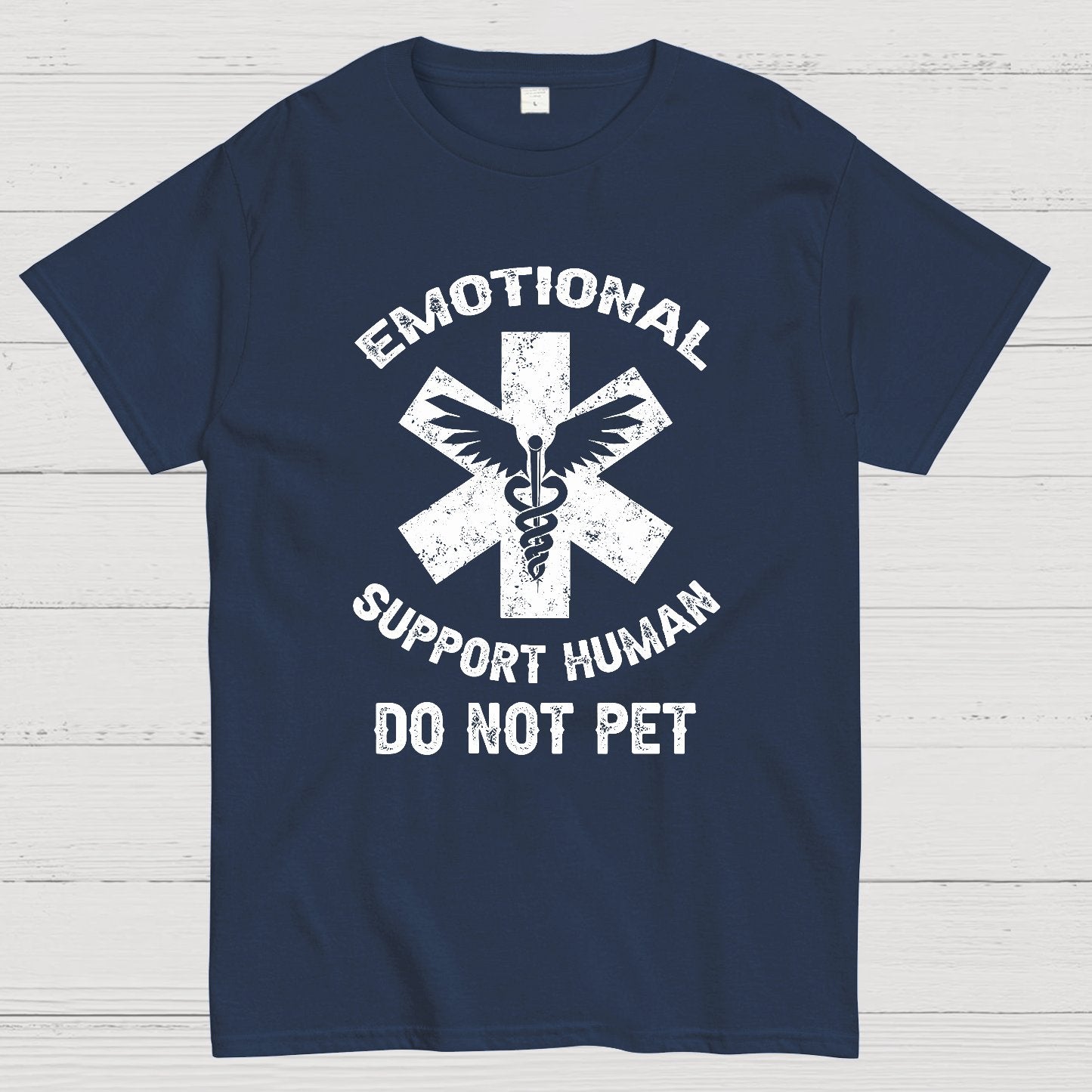 Emotional Support Human Do Not Pet Geeky T-Shirt