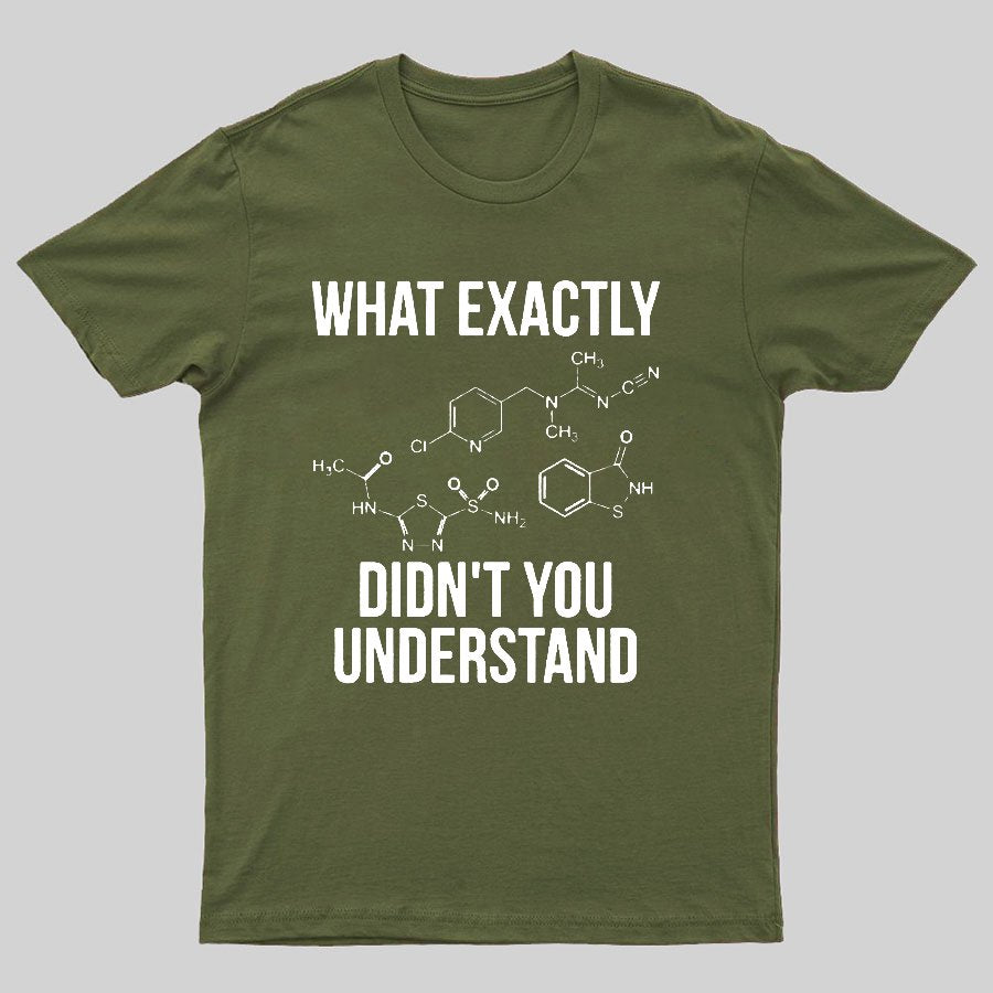 What Exactly Didn't You Understand Geeky T-Shirt