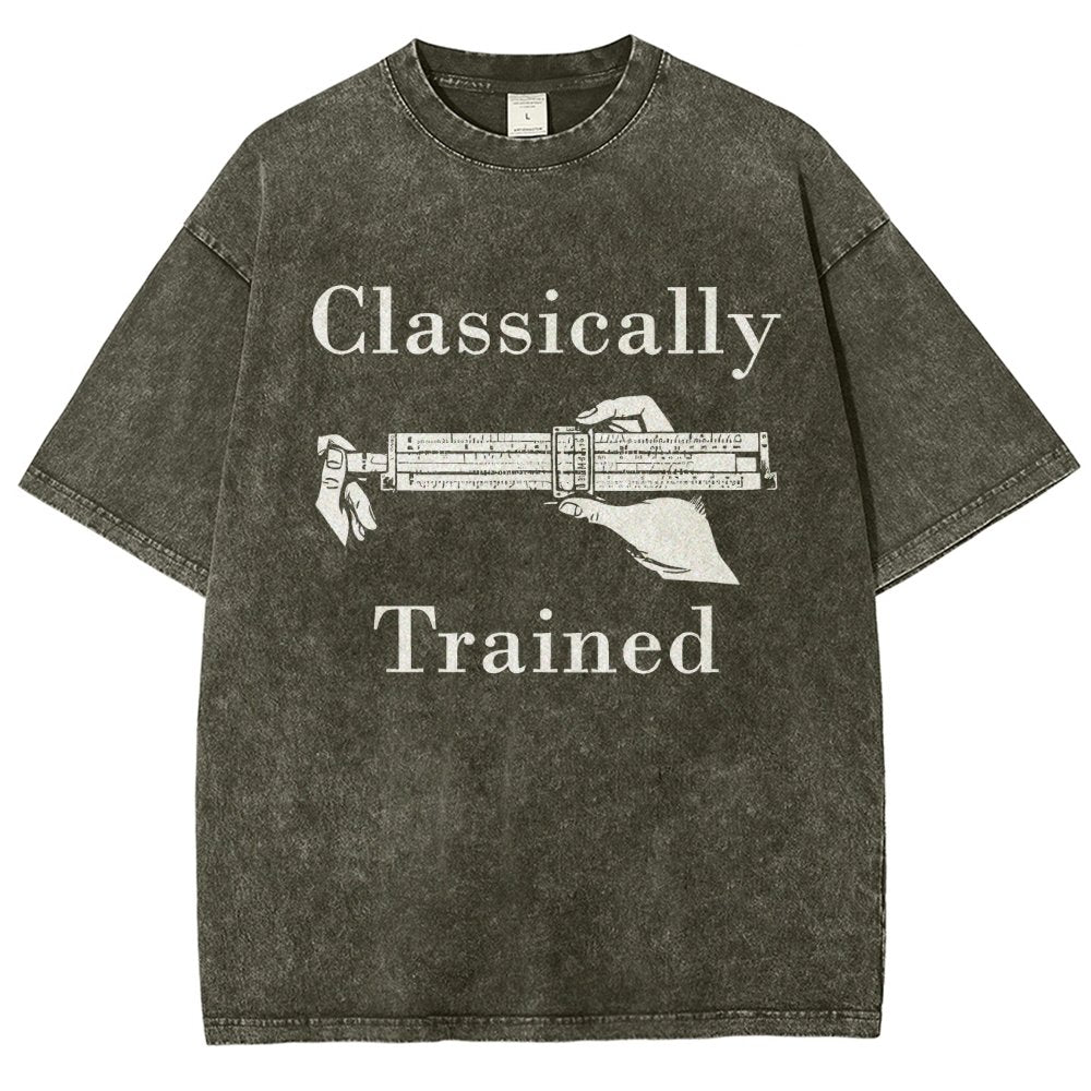 Slide Rule Classically Trained Vintage Distressed T-shirt