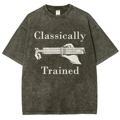 Slide Rule Classically Trained Vintage Distressed T-shirt