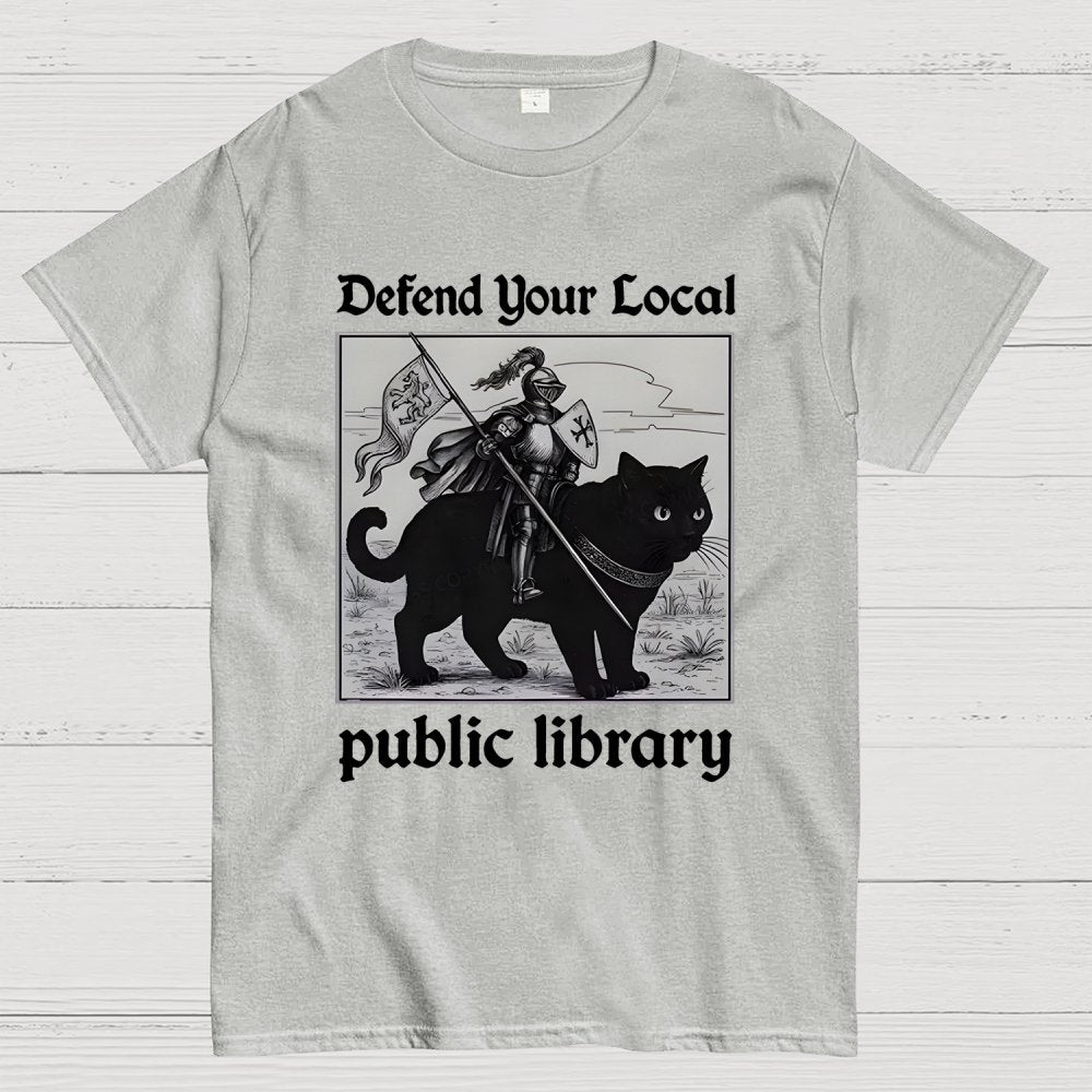 Defend Your Local public library Geek T-Shirt