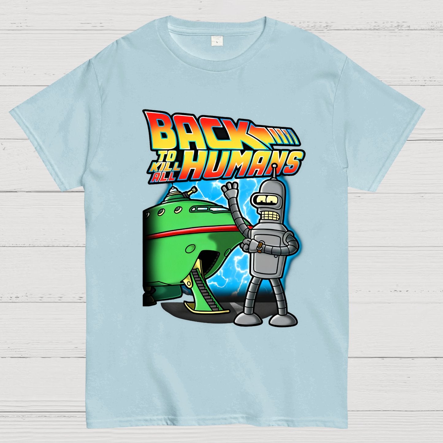 Back To Kill All Humans Nerdy T-Shirt