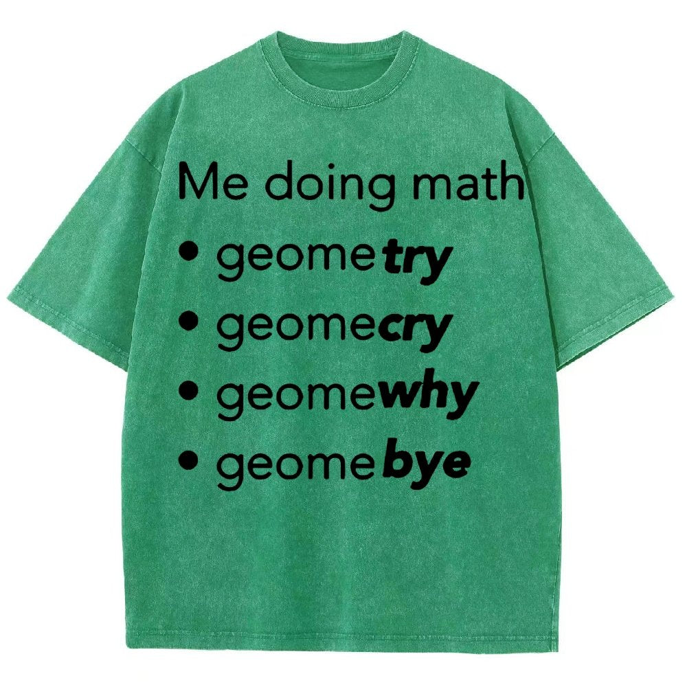 Me Doing Math Vintage Distressed T-shirt