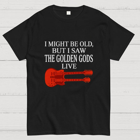 I Might Be Old, But I Saw The Golden Gods Live Geek T-Shirt