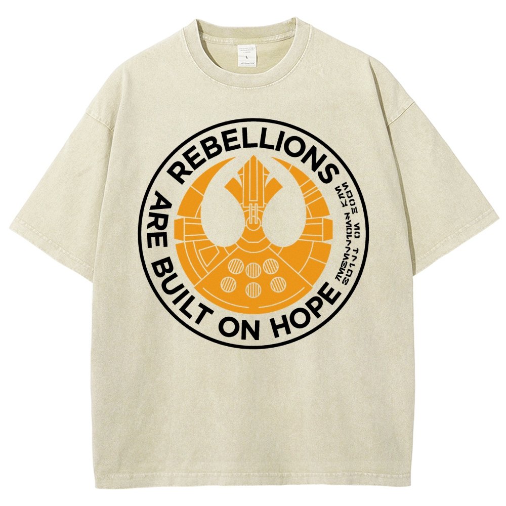 Rebellions Are Built on Dreams Vintage Distressed T-shirt