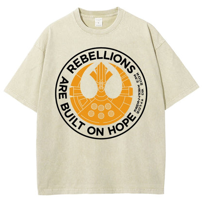 Rebellions Are Built on Dreams Vintage Distressed T-shirt