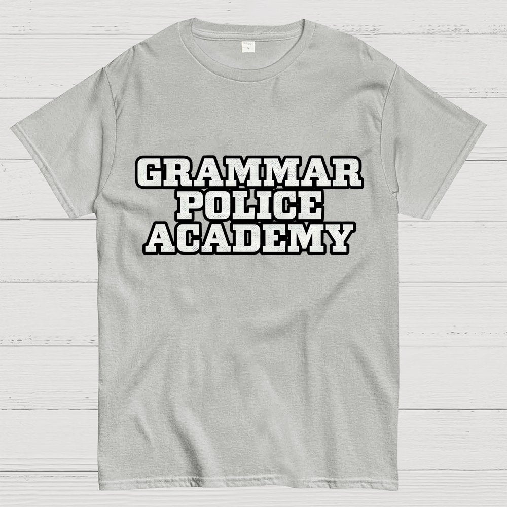 Grammar Police Academy Unisex Geek T-Shirt
