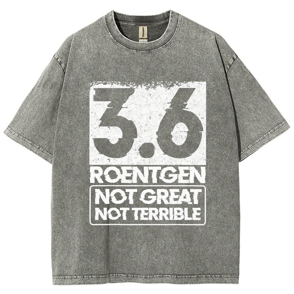 3.6 Roentgen Not Great Not Terrible Vintage Distressed T-shirt