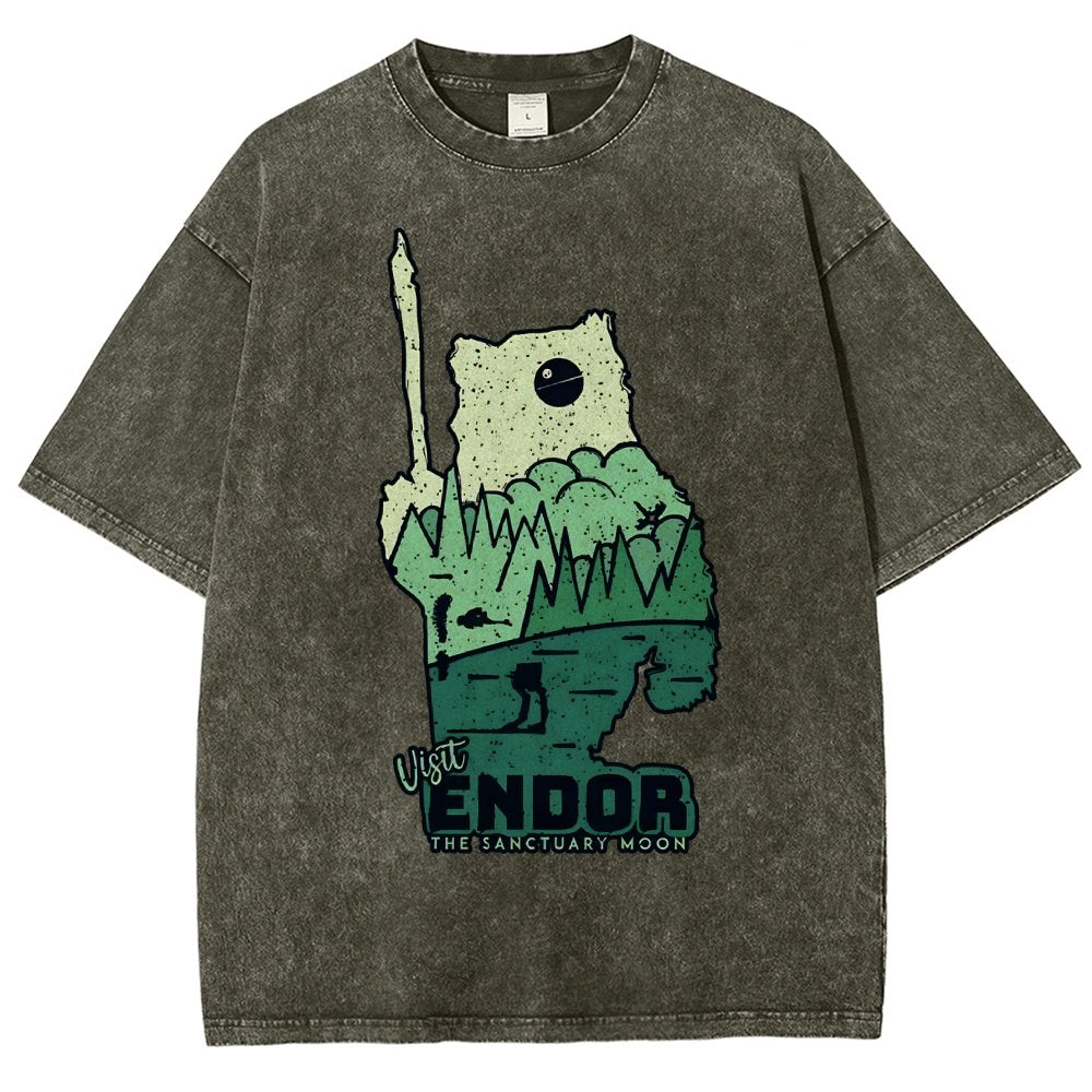 Endoe Vintage Distressed T-shirt