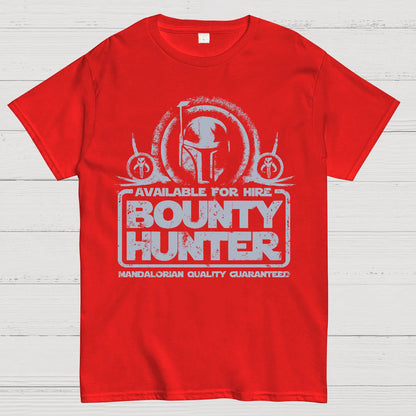 Available For Hire Bounty Hunter Geek T-Shirt
