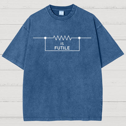 Funny Engineer Resistor Geek Science Vintage Distressed T-shirt