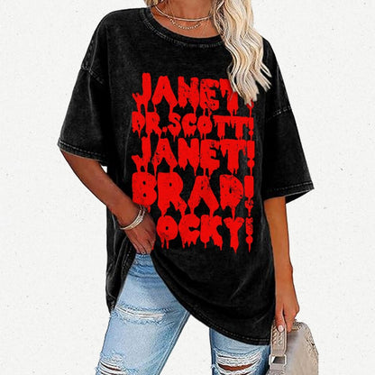 Jana! Dr. Smith! Jana! Ben! Vintage Distressed T-shirt