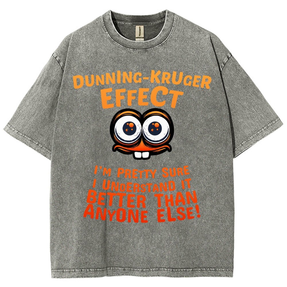 Dunning-Kruger-Effekt Vintage Distressed T-shirt