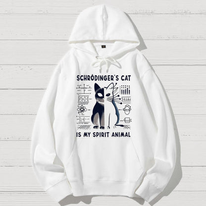 Schrodinger's Сat Science Geek Cotton Hoodie