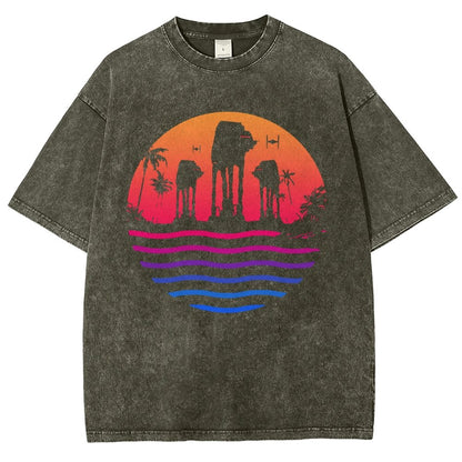 Escape The Summer Vintage Distressed T-shirt