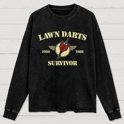 Lawn Darts Survivor Washed Long Sleeve Tee