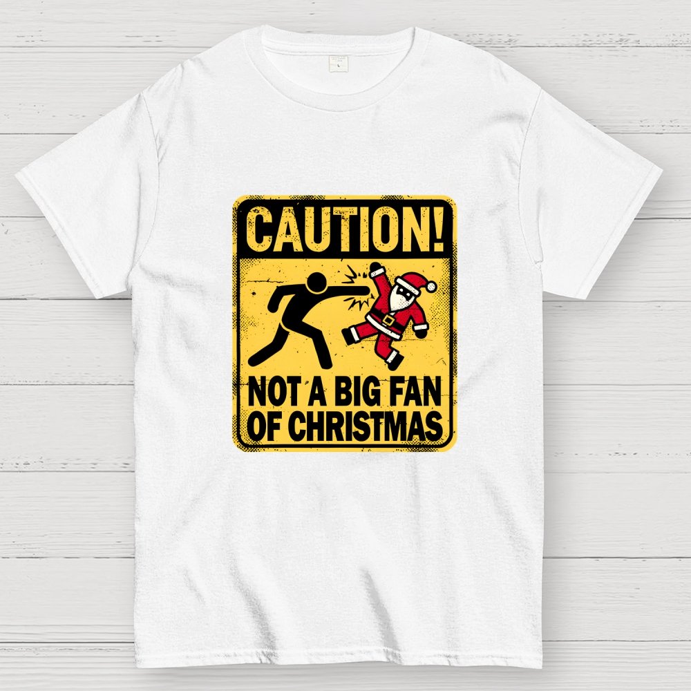 Christmas Caution Geek T-Shirt