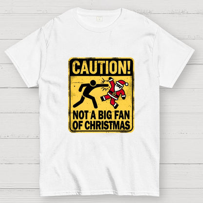 Christmas Caution Geek T-Shirt