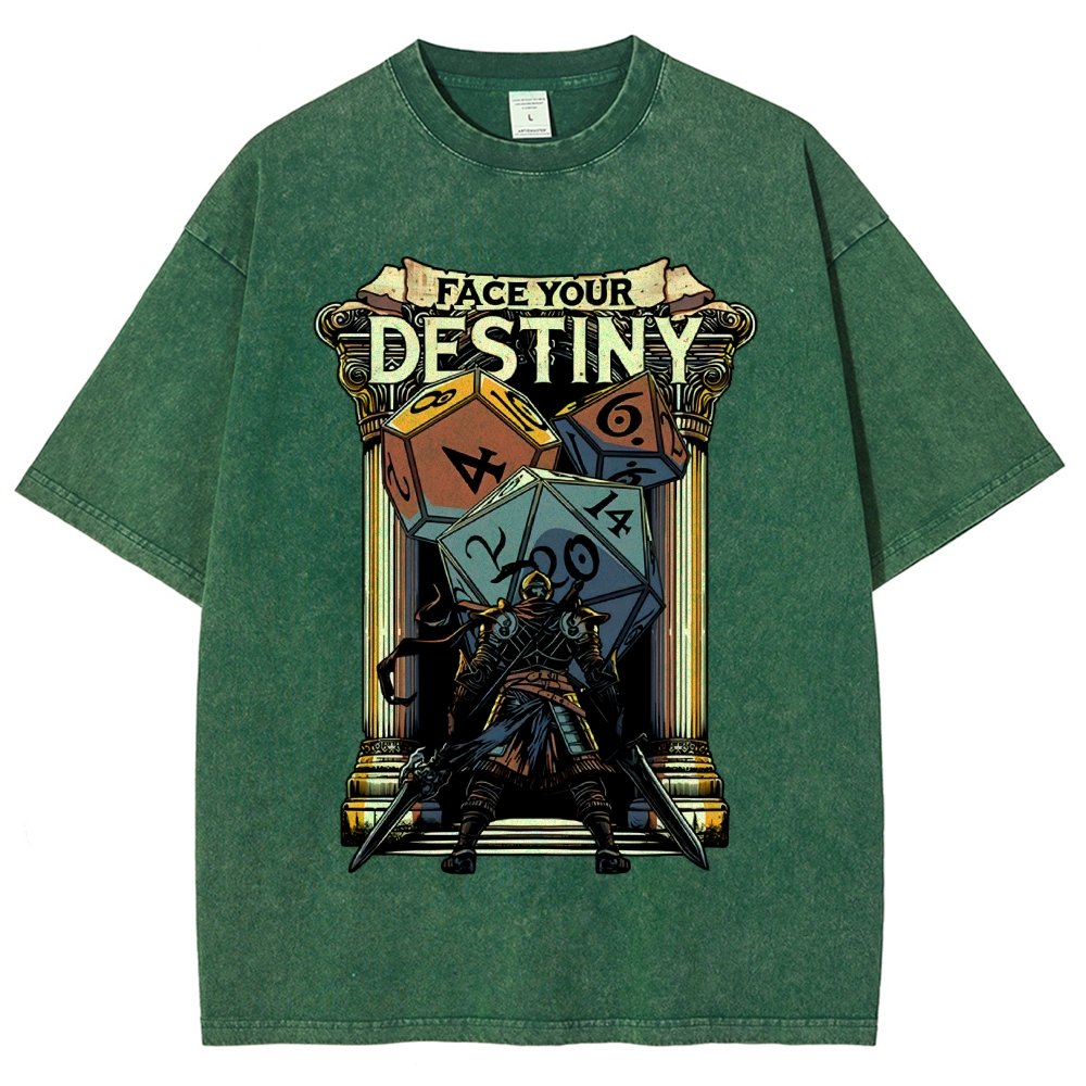 Face your destiny Vintage Distressed T-shirt