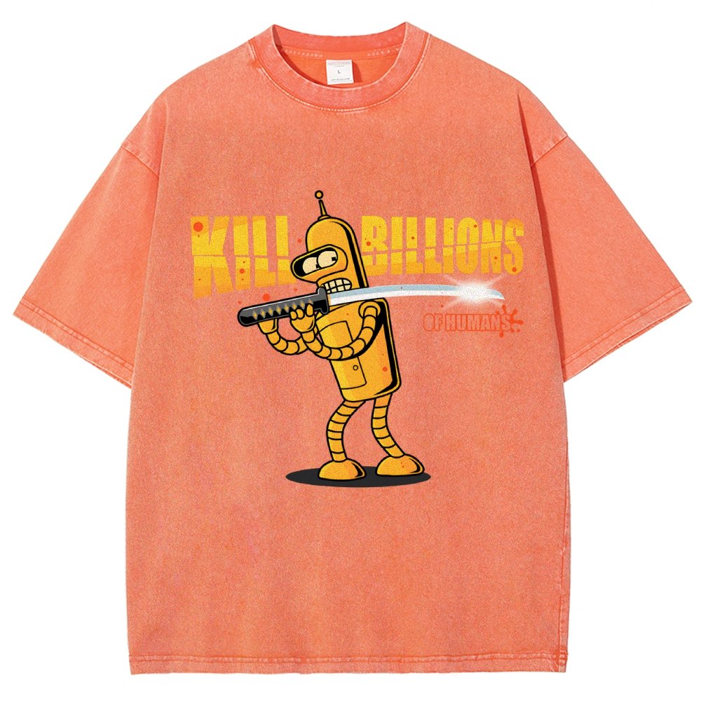 Kill Billions Vintage Distressed T-shirt