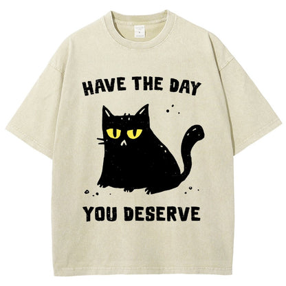 Karma Kitten Vintage Distressed T-shirt