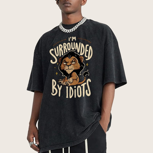 Surrounded by Idiots Vintage Distressed T-shirt
