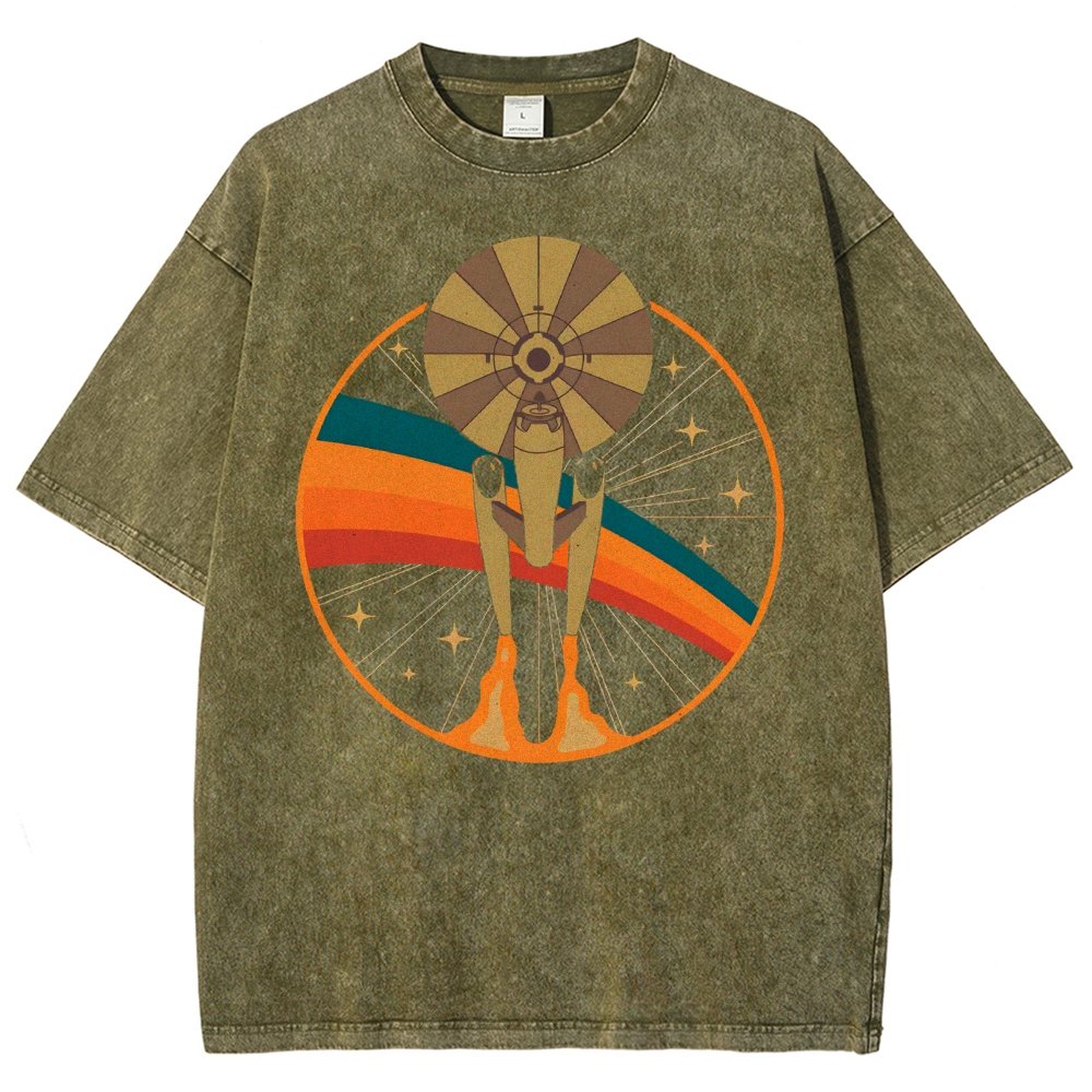 Space Date 1966 Vintage Distressed T-shirt