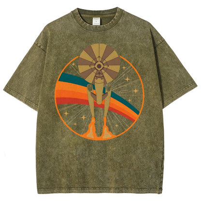 Space Date 1966 Vintage Distressed T-shirt