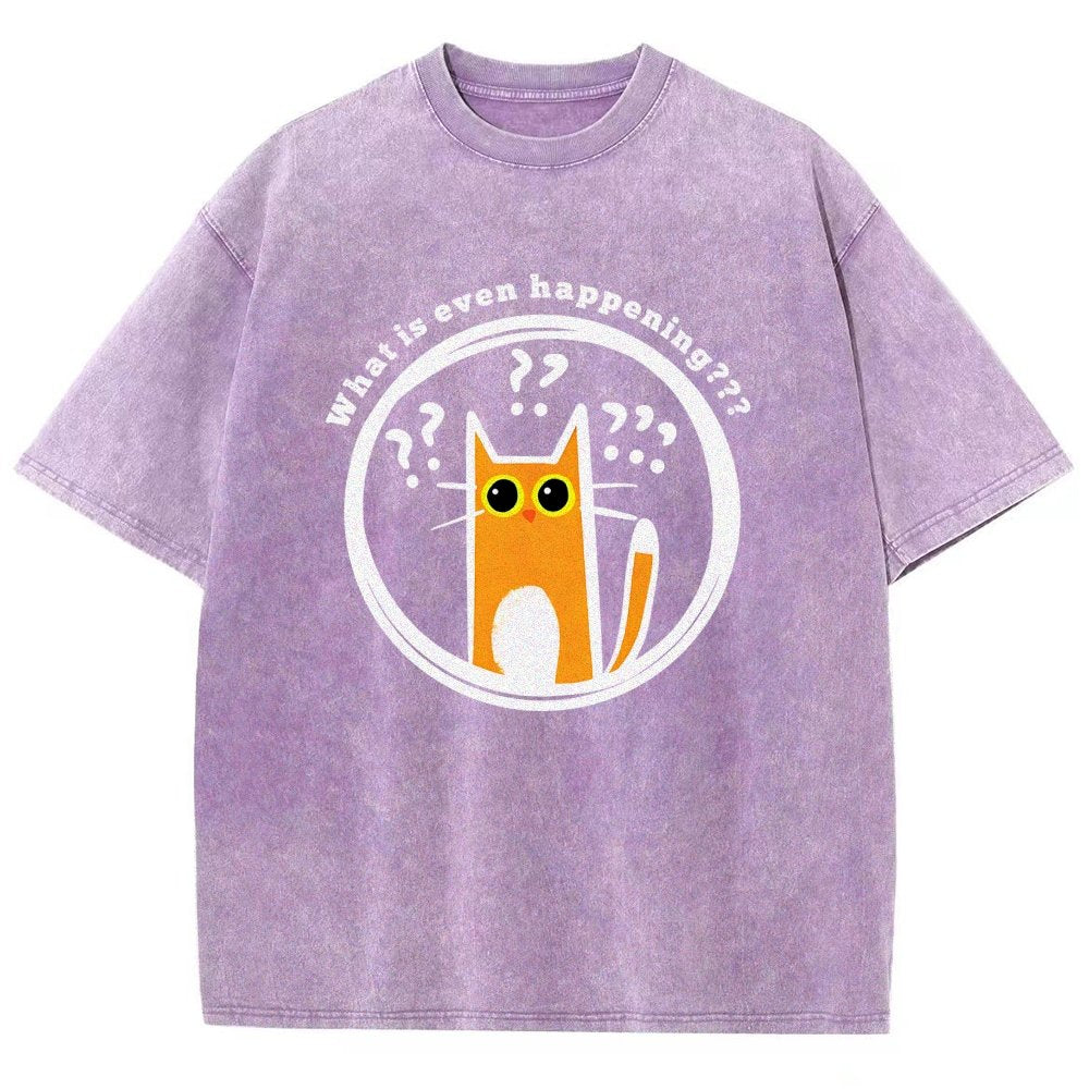 What is Even Happening Vintage Distressed T-shirt