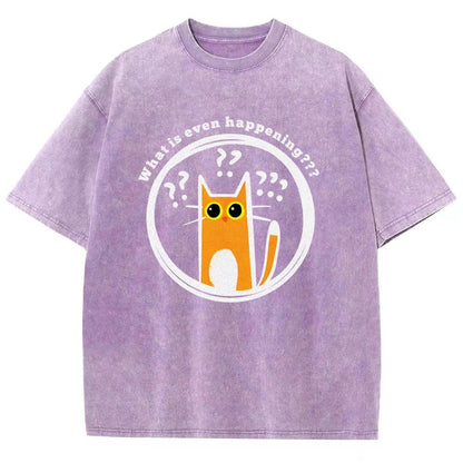 What is Even Happening Vintage Distressed T-shirt
