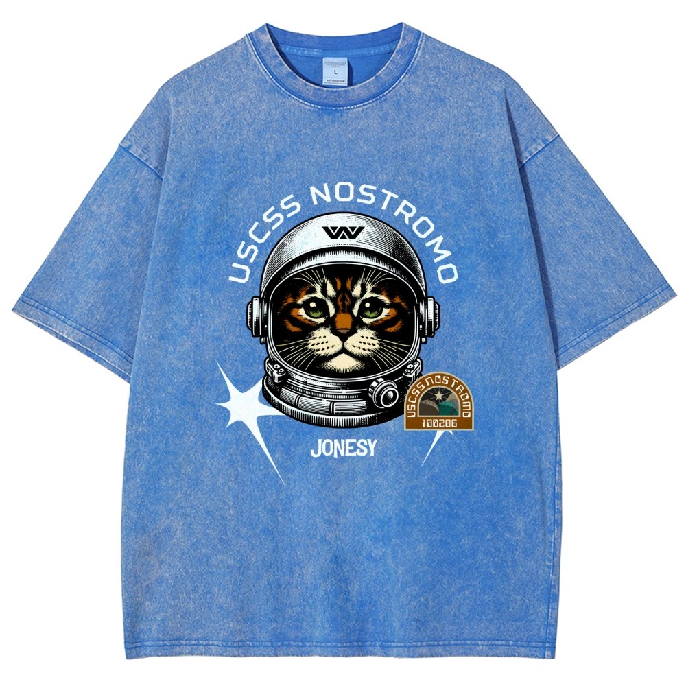 Jonesy The Space Cat Vintage Distressed T-shirt