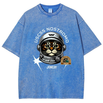 Jonesy The Space Cat Vintage Distressed T-shirt