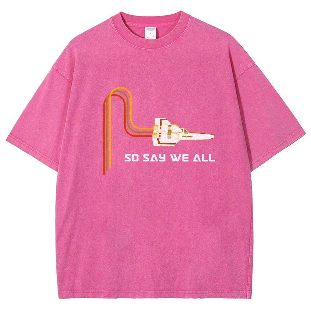 So Say We All Vintage Distressed T-shirt