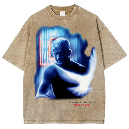 TIME TO DIE Vintage Distressed T-shirt