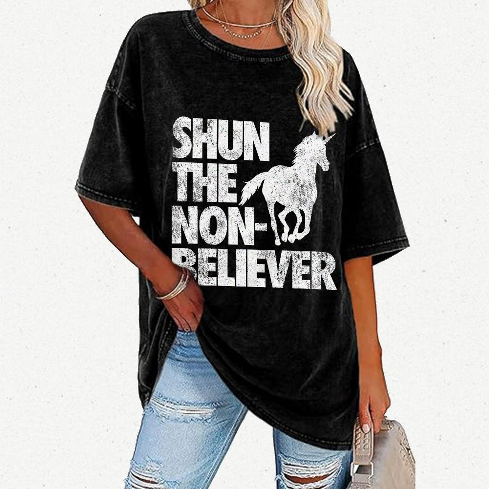 Shun the Non-Believer! Vintage Distressed T-shirt