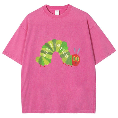 Eat the Rich Vintage Distressed T-shirt