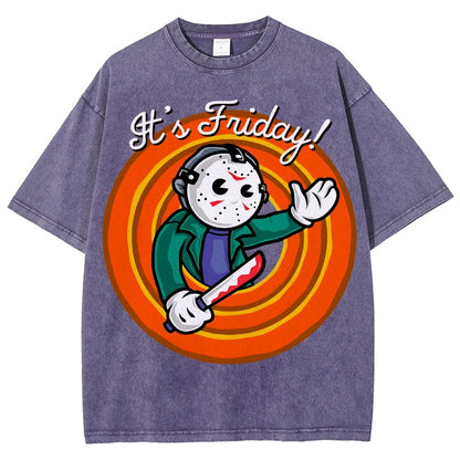 It's Friday Vintage Distressed T-shirt