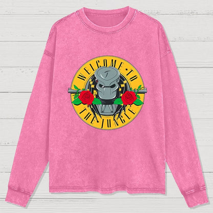 Welcome To The Jungle Washed Long Sleeve Tee